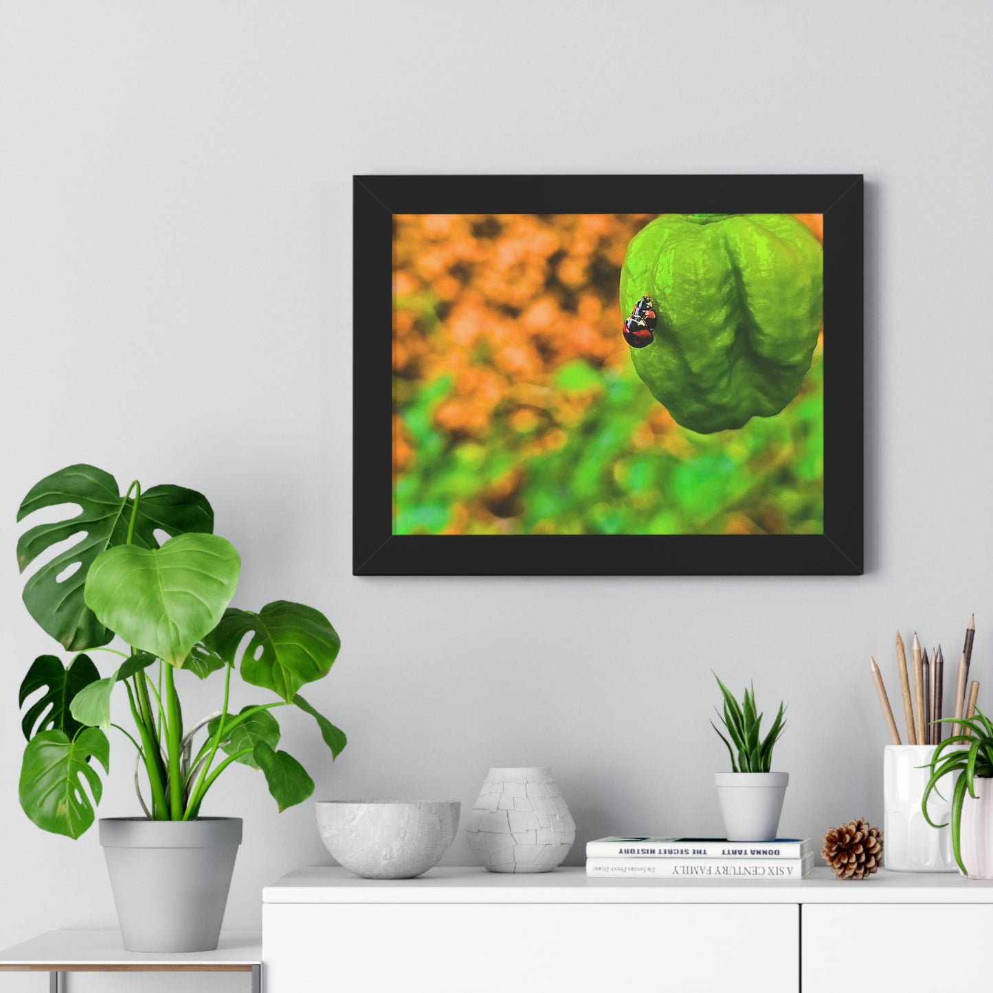Spicy Bug Love | Framed Nature Poster