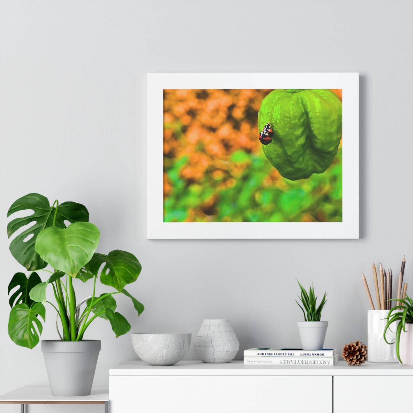 Spicy Bug Love | Framed Nature Poster