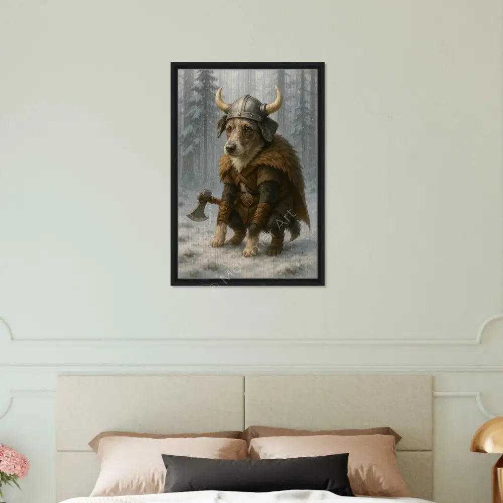 Amir — colección Viking Pooping Dogs, impresión fine art de Mórtimer Art