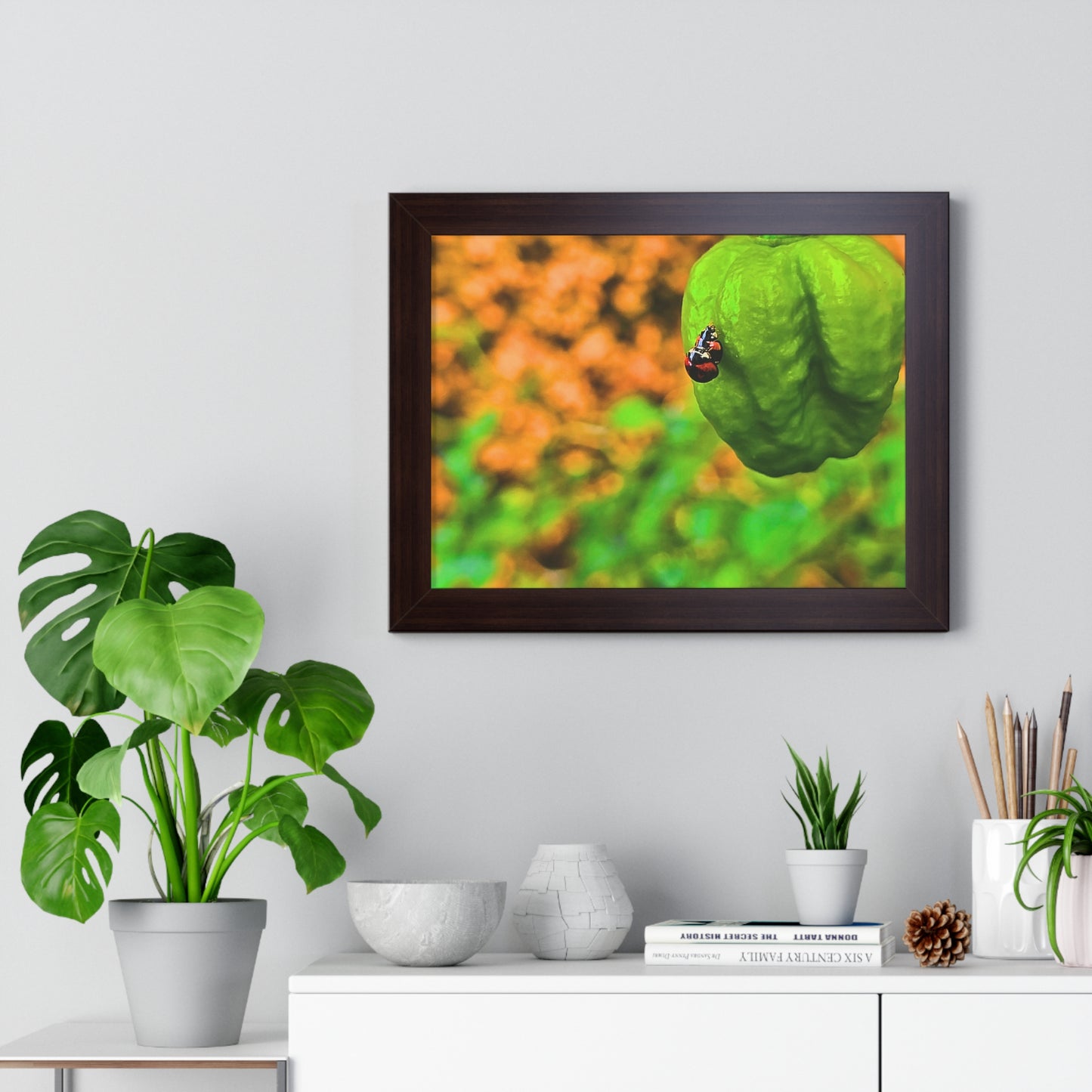Spicy Bug Love | Framed Nature Poster