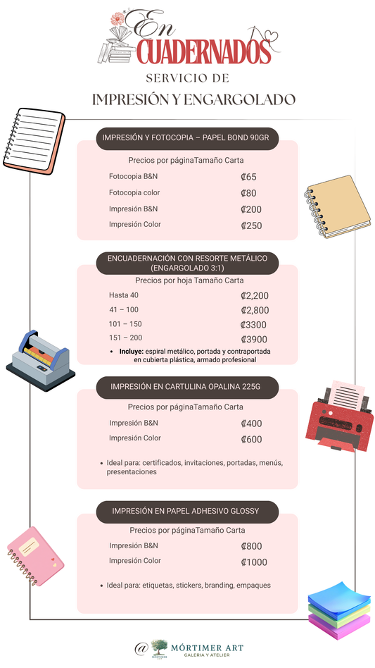 Impresión y engargolado