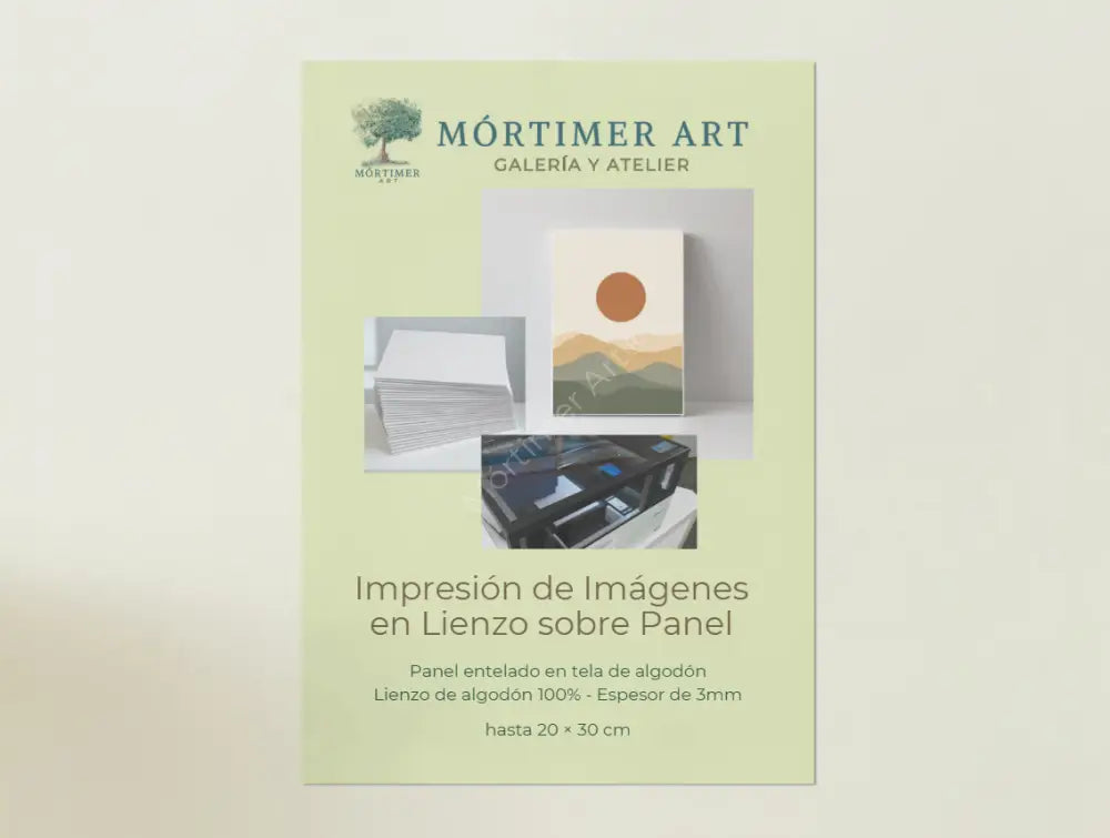 Impresión de Imágenes en Lienzo sobre Panel - Impresión UV cama plana