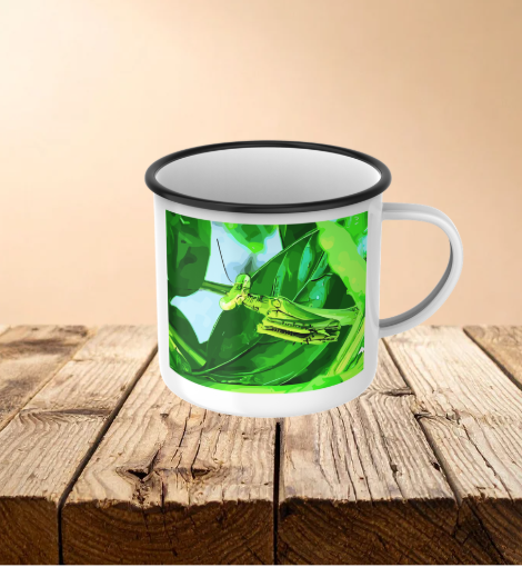 Unamused Mantis | Jarra de Enamel de 12 onzas
