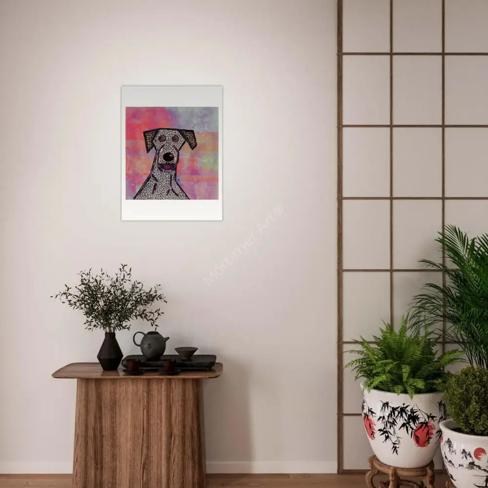 Perro Loco — póster fine art, ilustración digital de Mórtimer Art
