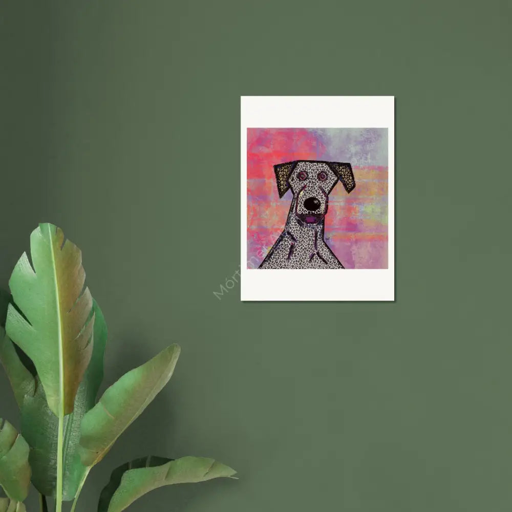 Perro Loco — póster fine art, ilustración digital de Mórtimer Art