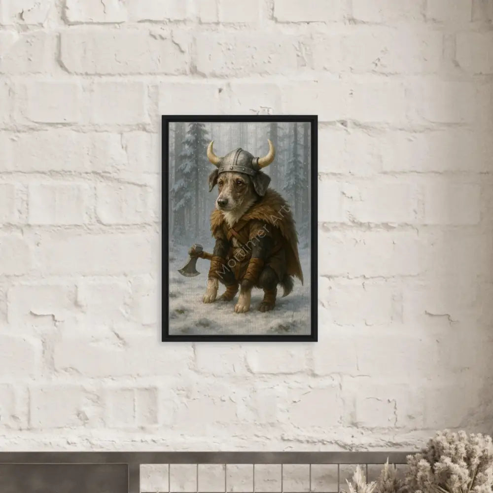 Amir — colección Viking Pooping Dogs, impresión fine art de Mórtimer Art