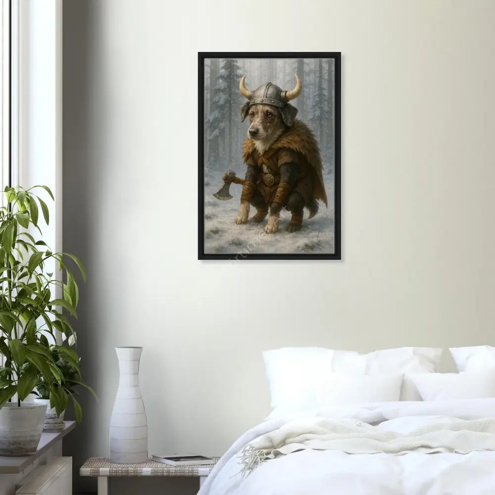 Amir — colección Viking Pooping Dogs, impresión fine art de Mórtimer Art