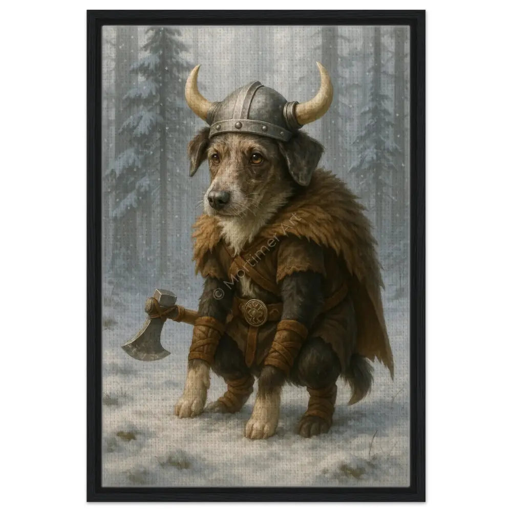 Amir — colección Viking Pooping Dogs, impresión fine art de Mórtimer Art