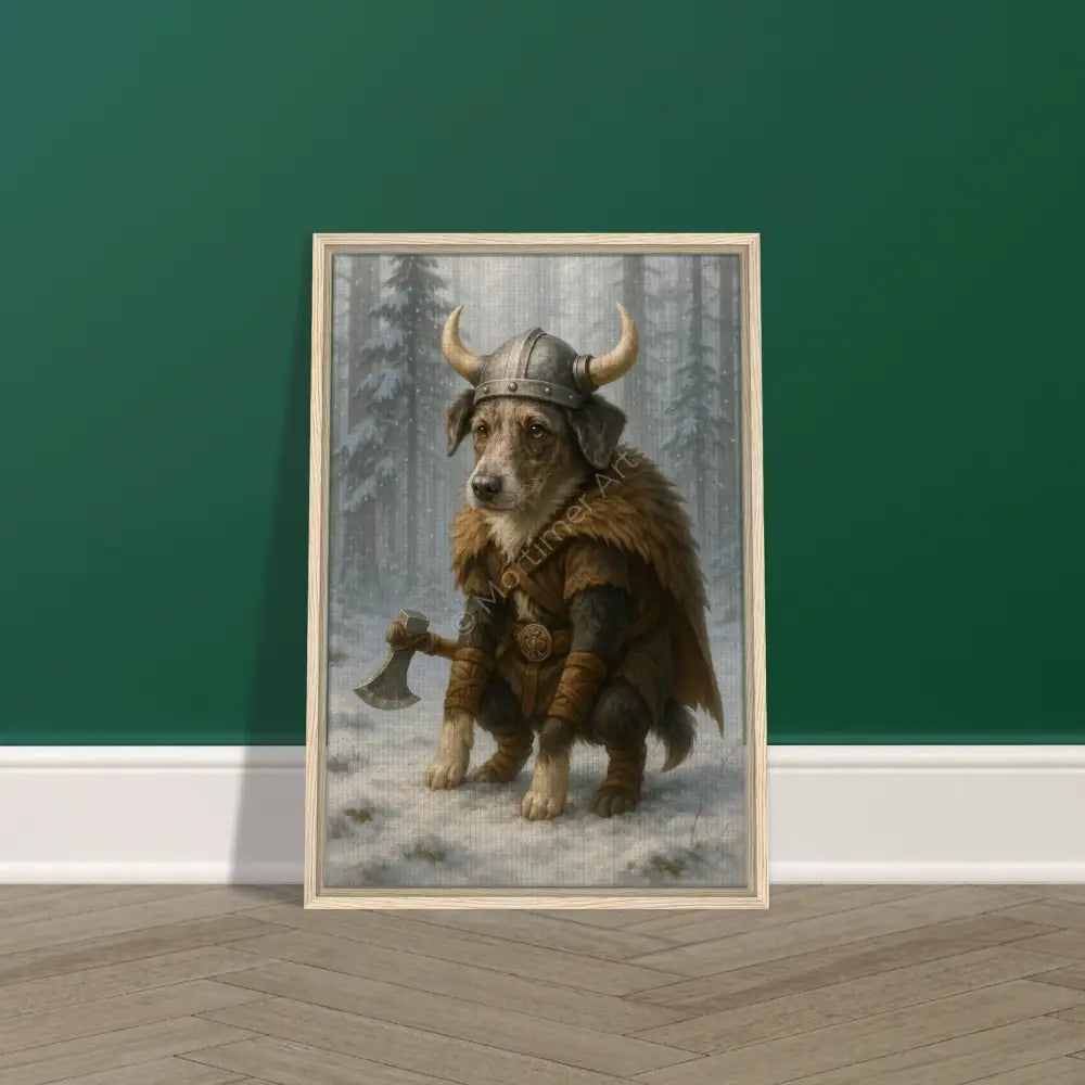 Amir — colección Viking Pooping Dogs, impresión fine art de Mórtimer Art
