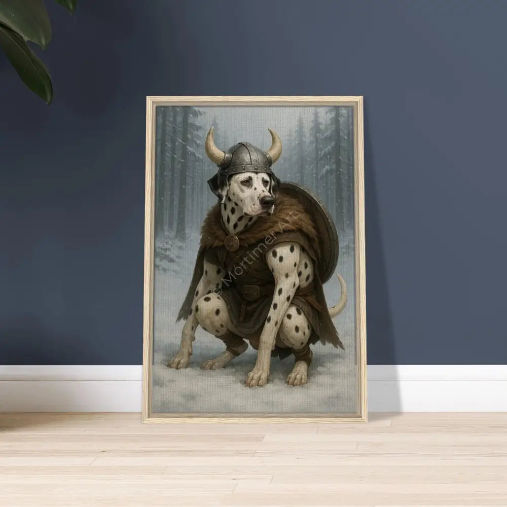 Dante — colección Viking Pooping Dogs, impresión fine art de Mórtimer Art