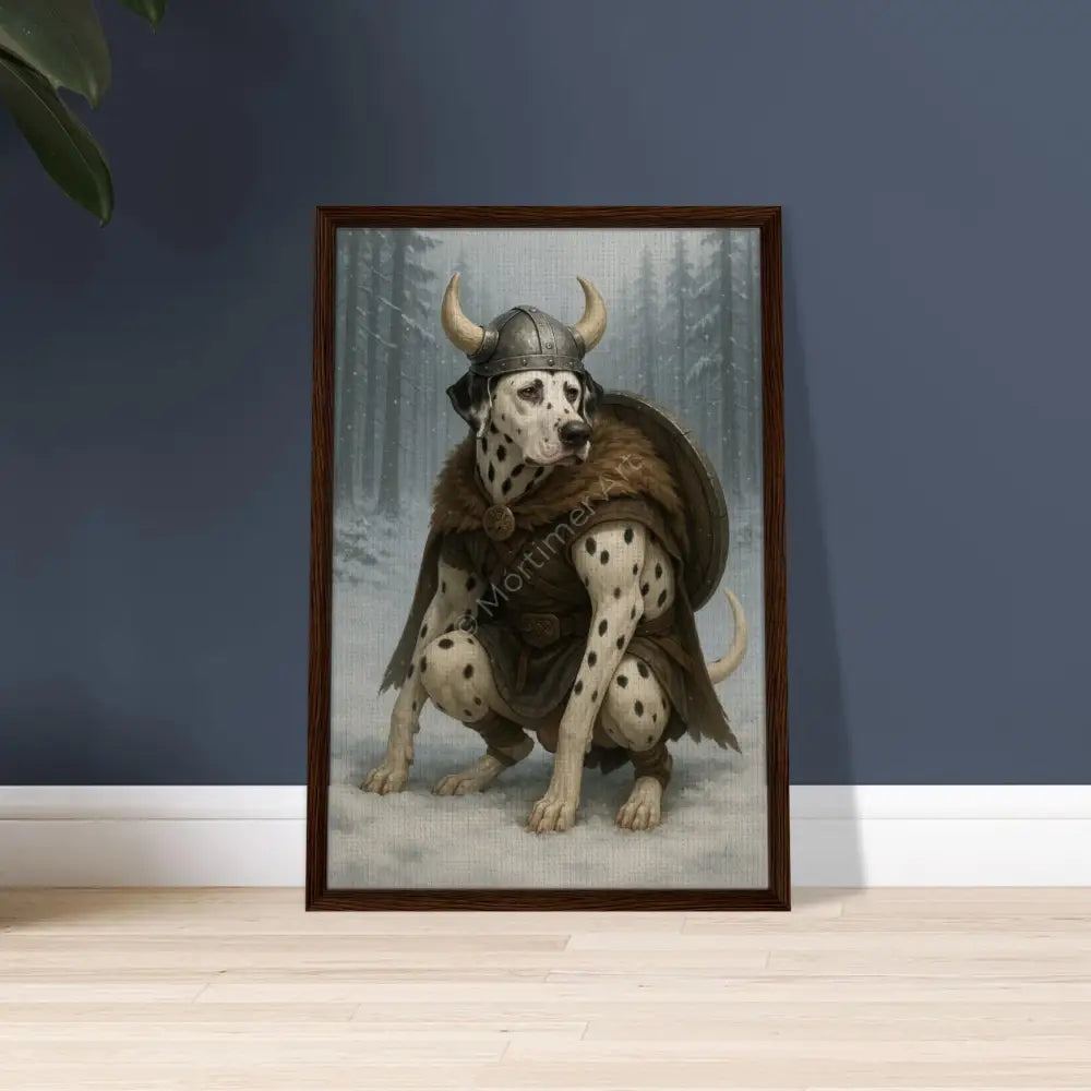 Dante — colección Viking Pooping Dogs, impresión fine art de Mórtimer Art
