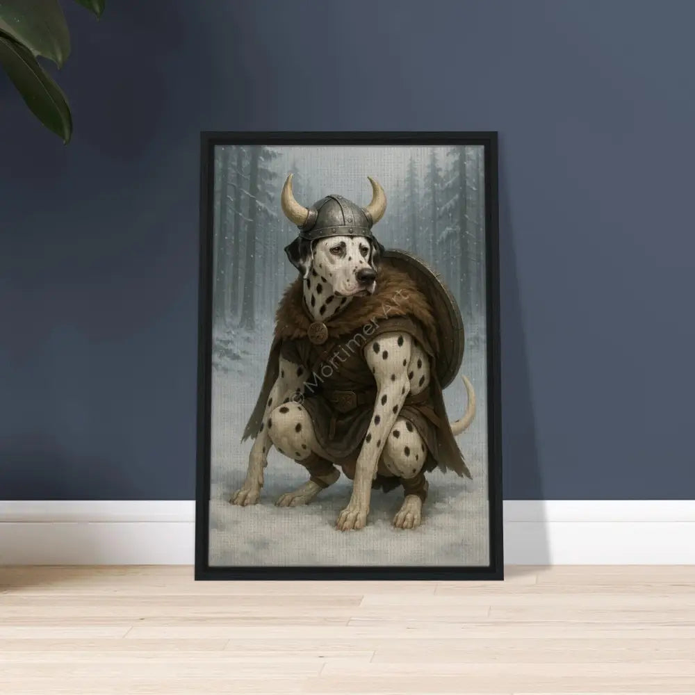Dante — colección Viking Pooping Dogs, impresión fine art de Mórtimer Art