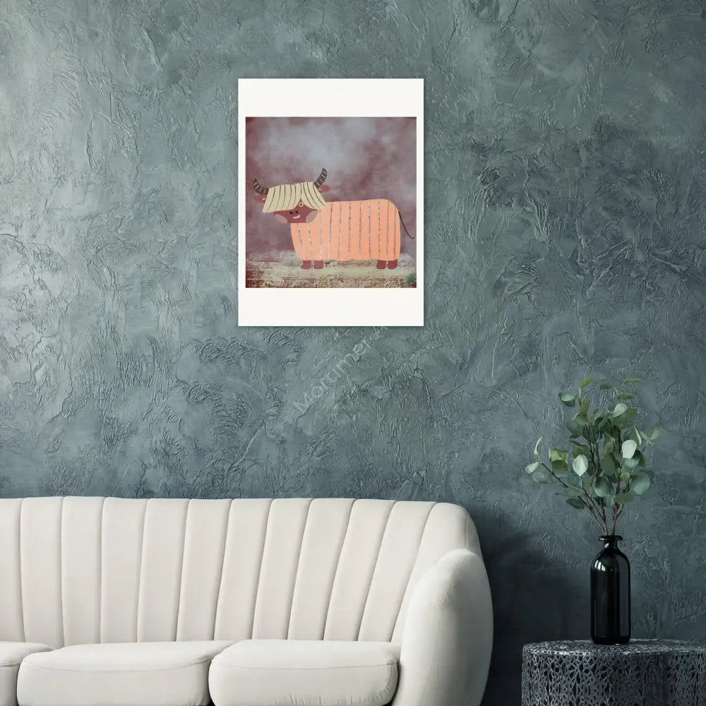 Yak Street Boy — póster fine art, ilustración digital de Mórtimer Art