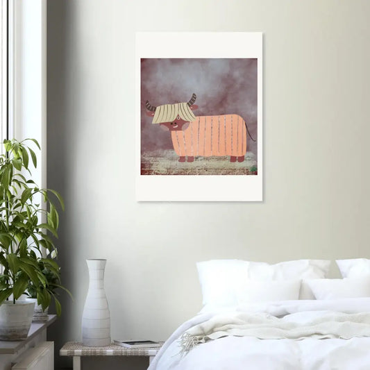 Yak Street Boy — póster fine art, ilustración digital de Mórtimer Art