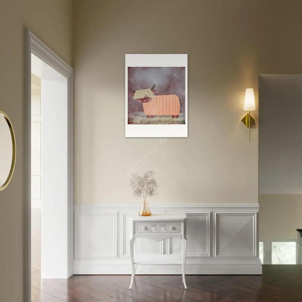 Yak Street Boy — póster fine art, ilustración digital de Mórtimer Art