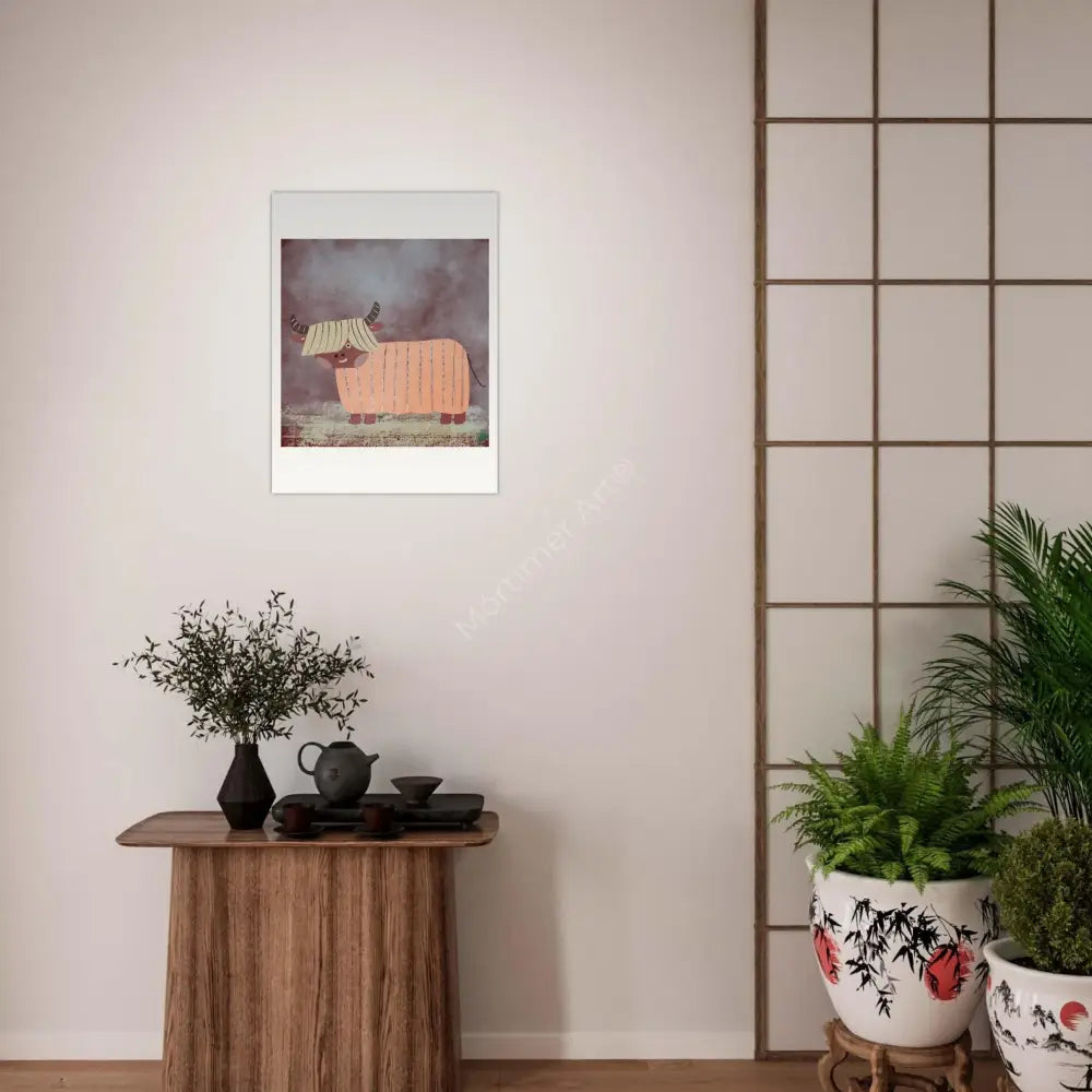 Yak Street Boy — póster fine art, ilustración digital de Mórtimer Art