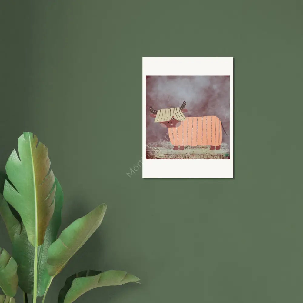 Yak Street Boy — póster fine art, ilustración digital de Mórtimer Art