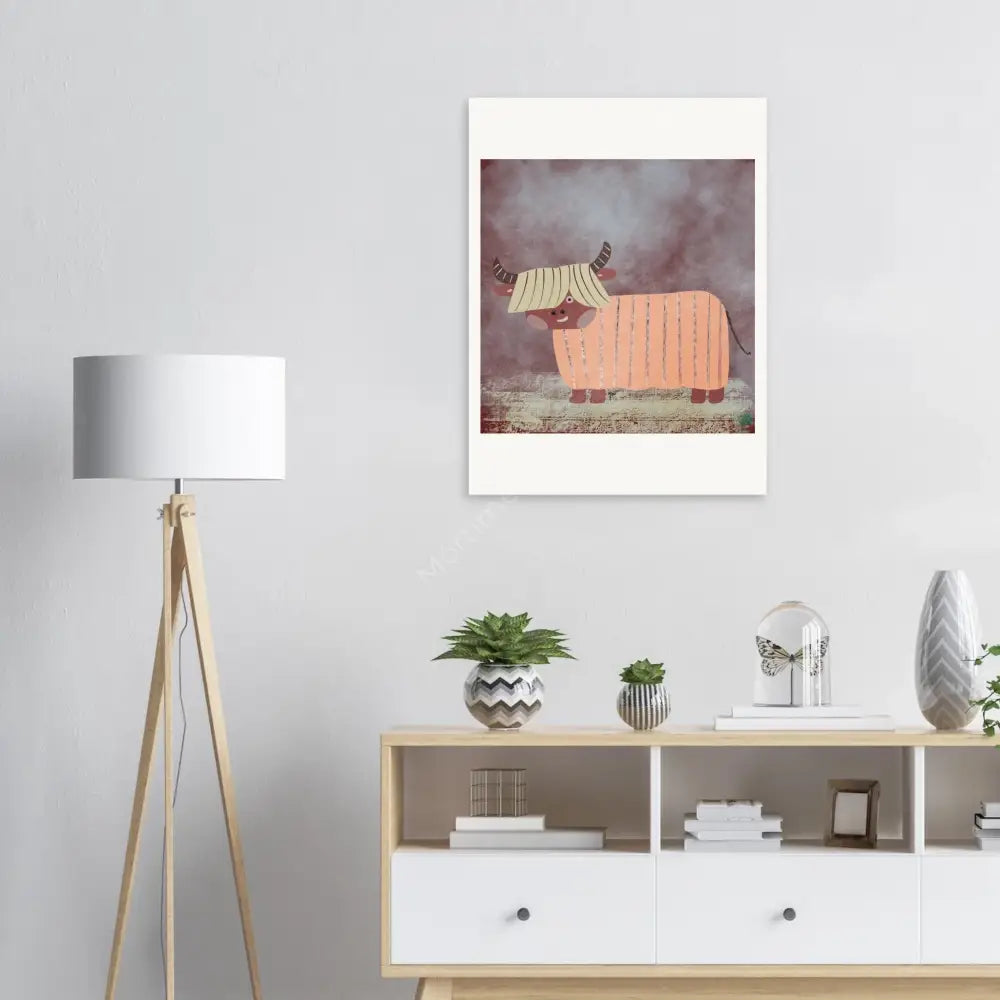 Yak Street Boy — póster fine art, ilustración digital de Mórtimer Art